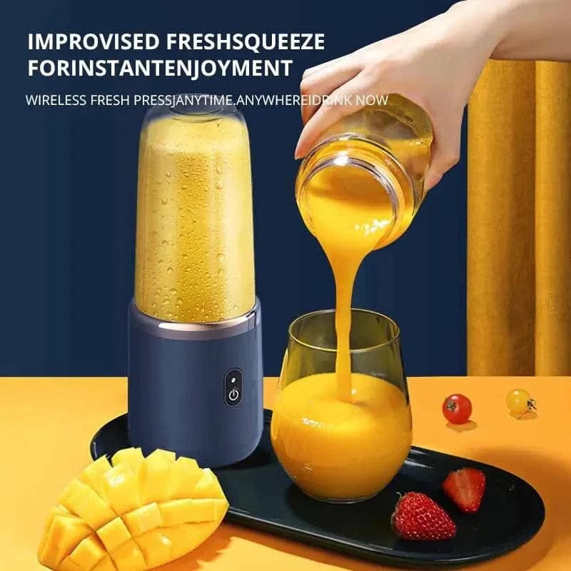 Przenośna elektryczna sokowirówka wielofunkcyjna 300 ml - niebieska/różowa Cuisine Pratique Polska