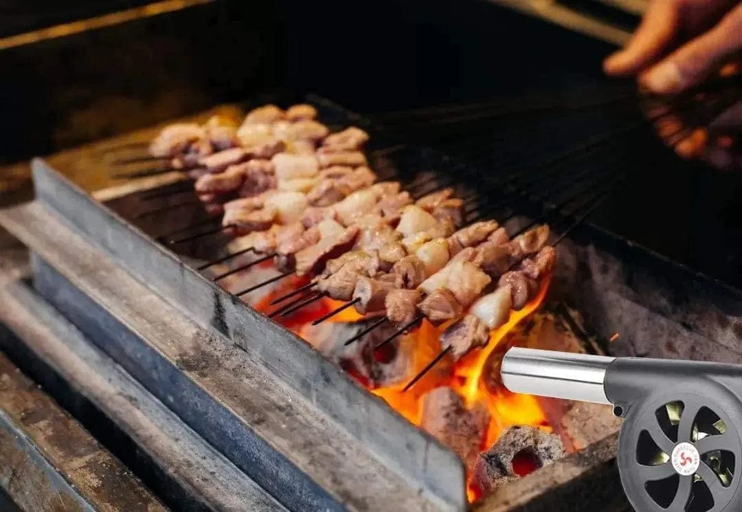 Przenośny ręczny wentylator do grilla - akcesorium do grilla - stal nierdzewna Tytuł domyślny Cuisine Pratique Polska