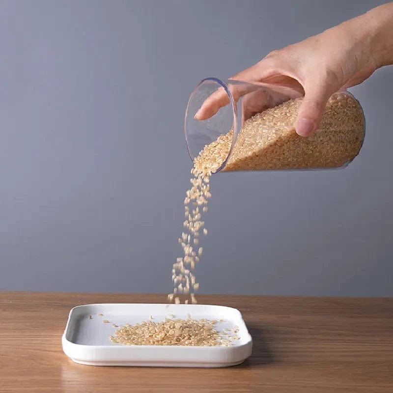 Przezroczyste hermetyczne puszki z kolorowym zamknięciem Cuisine Pratique Polska