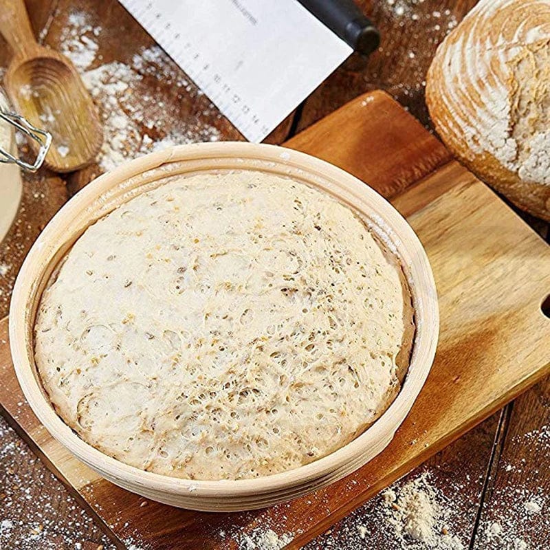 Rattanowy kosz do garowania chleba rzemieślniczego - Zestaw 2 sztuk - Certyfikat CE / CIQ / EEC / LFGB / SGS Cuisine Pratique Polska