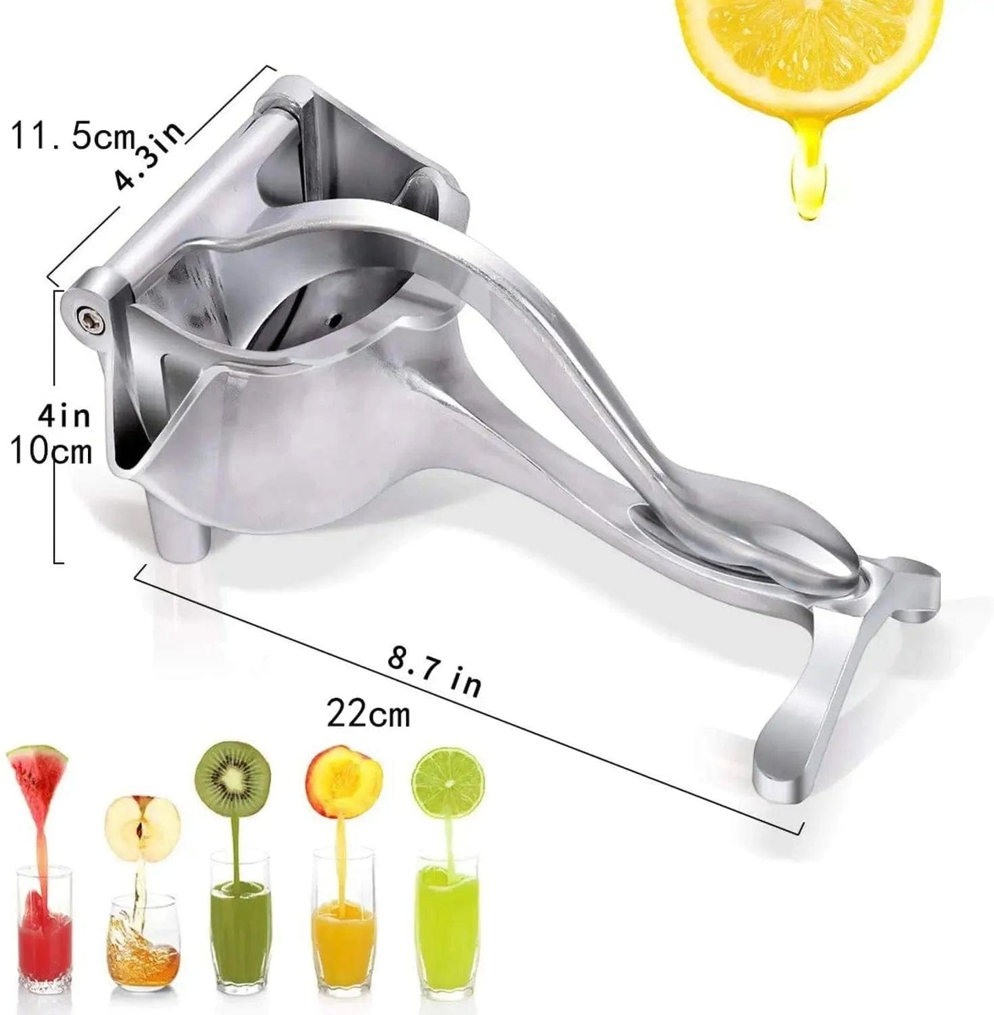 Ręczna sokowirówka ze stopu aluminium Tytuł domyślny Cuisine Pratique Polska