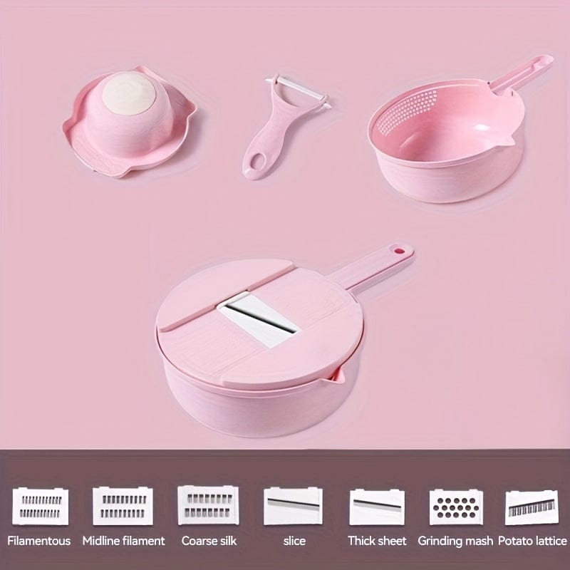 Ręczny nóż do warzyw 12 w 1 - wielofunkcyjne narzędzie kuchenne - Eid Al-Adha Mubarak Cuisine Pratique Polska