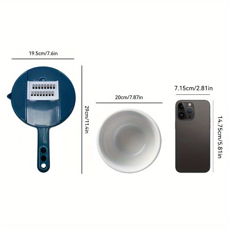 Ręczny nóż do warzyw 12 w 1 - wielofunkcyjne narzędzie kuchenne - Eid Al-Adha Mubarak Cuisine Pratique Polska