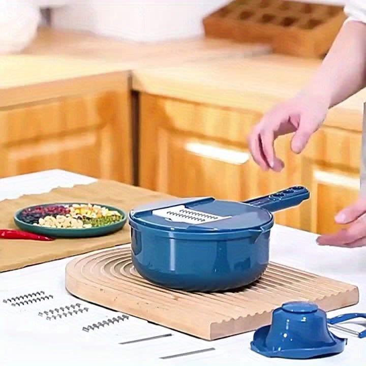 Ręczny nóż do warzyw 12 w 1 - wielofunkcyjne narzędzie kuchenne - Eid Al-Adha Mubarak Cuisine Pratique Polska