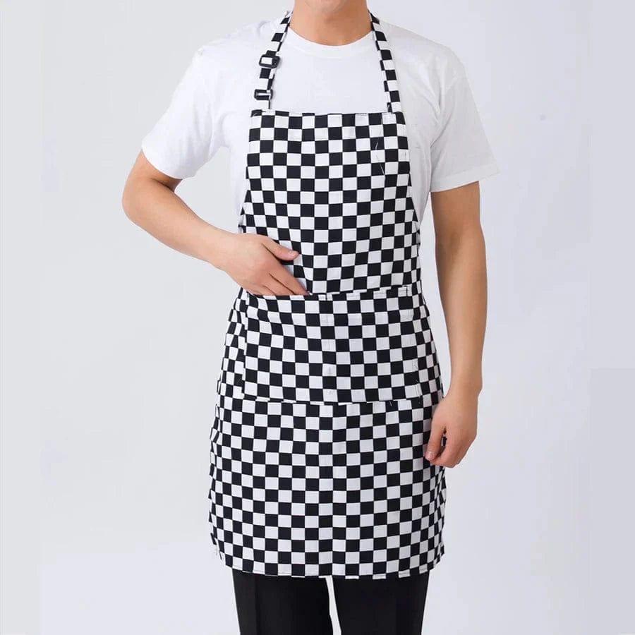 Regulowany fartuch kuchenny w paski dla dorosłych - idealny do restauracji, na kemping i do gotowania heibaige Cuisine Pratique Polska