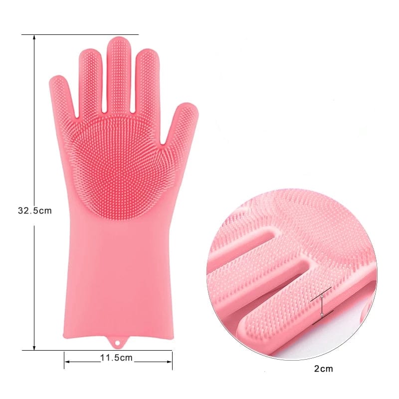 Rękawice do mycia naczyń z wbudowanymi szczotkami Cuisine Pratique Polska