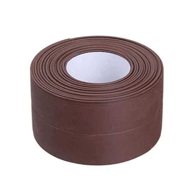 Samoprzylepna taśma uszczelniająca do łazienek i kuchni Brązowy / 1 m x 3,8 cm Cuisine Pratique Polska
