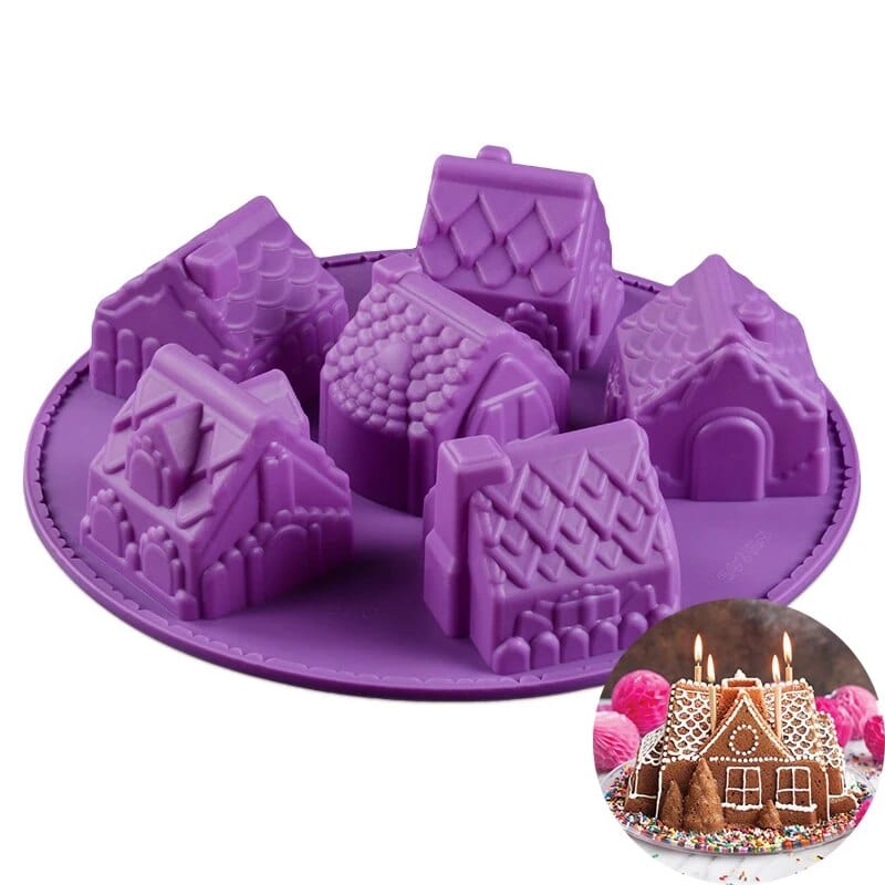 Silikonowa foremka 3D Christmas Chalet Tytuł domyślny Cuisine Pratique Polska