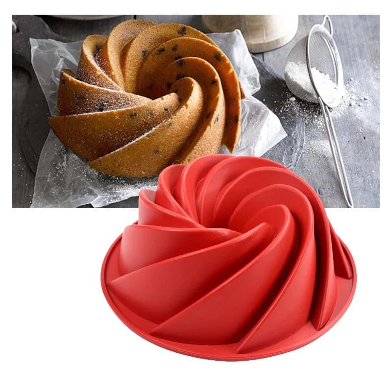 Silikonowa forma do ciast 3D - Cyklon Cuisine Pratique Polska