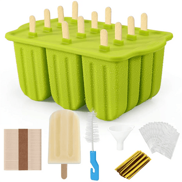 Silikonowa forma do lodów z drewnianymi patyczkami Cuisine Pratique Polska