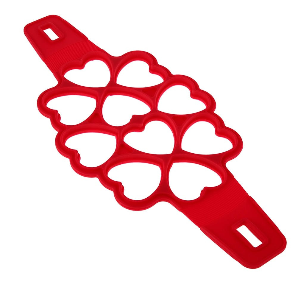 Silikonowe foremki do naleśników w różnych kształtach serce (10) Cuisine Pratique Polska
