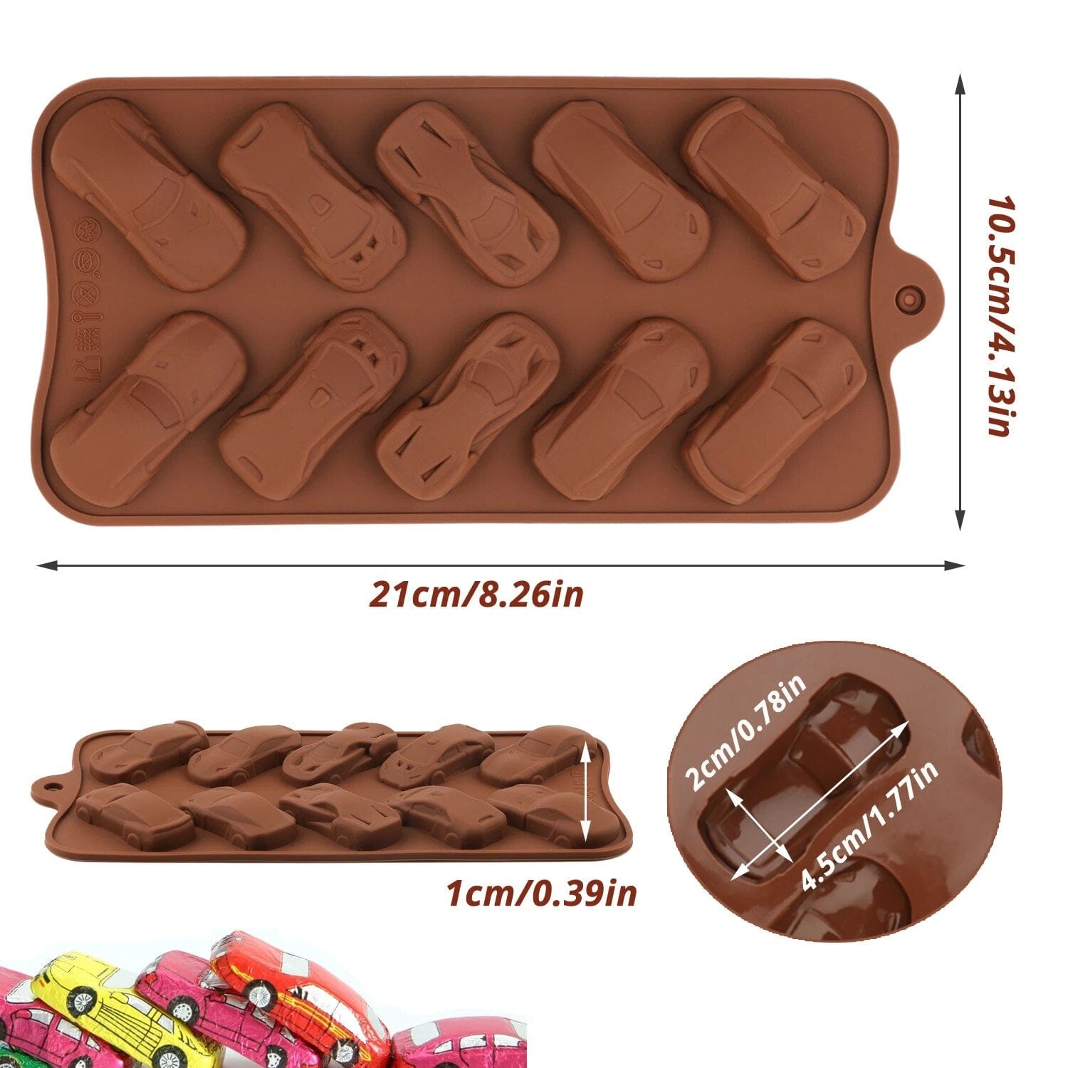 Silikonowe formy do czekolady Cuisine Pratique Polska