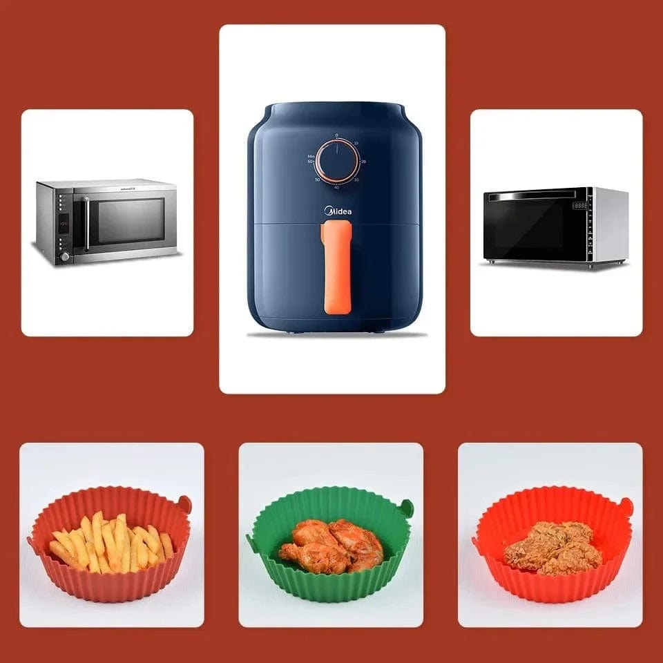 Silikonowe koszyki do frytownic bezolejowych (zestaw 2 sztuk) Tytuł domyślny Cuisine Pratique Polska