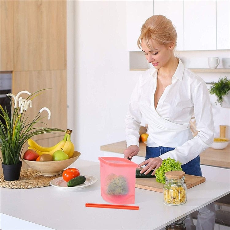 Silikonowe torebki do zamrażania (wielokrotnego użytku) Cuisine Pratique Polska