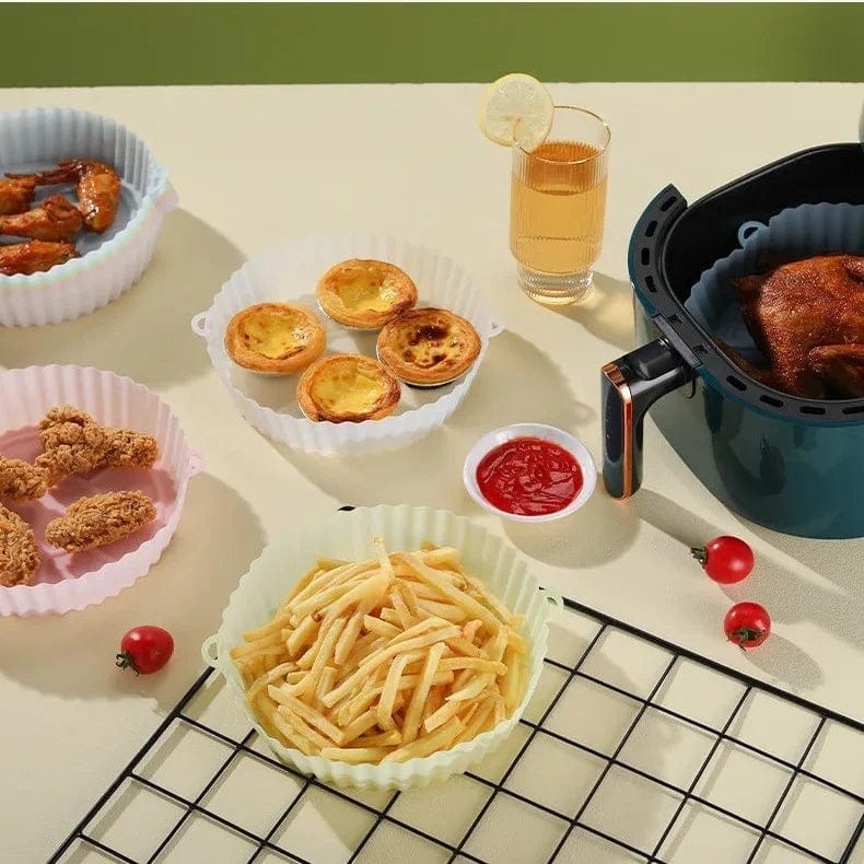 Silikonowy kosz do smażenia we frytkownicy powietrznej (18x20x4,5 cm) Cuisine Pratique Polska