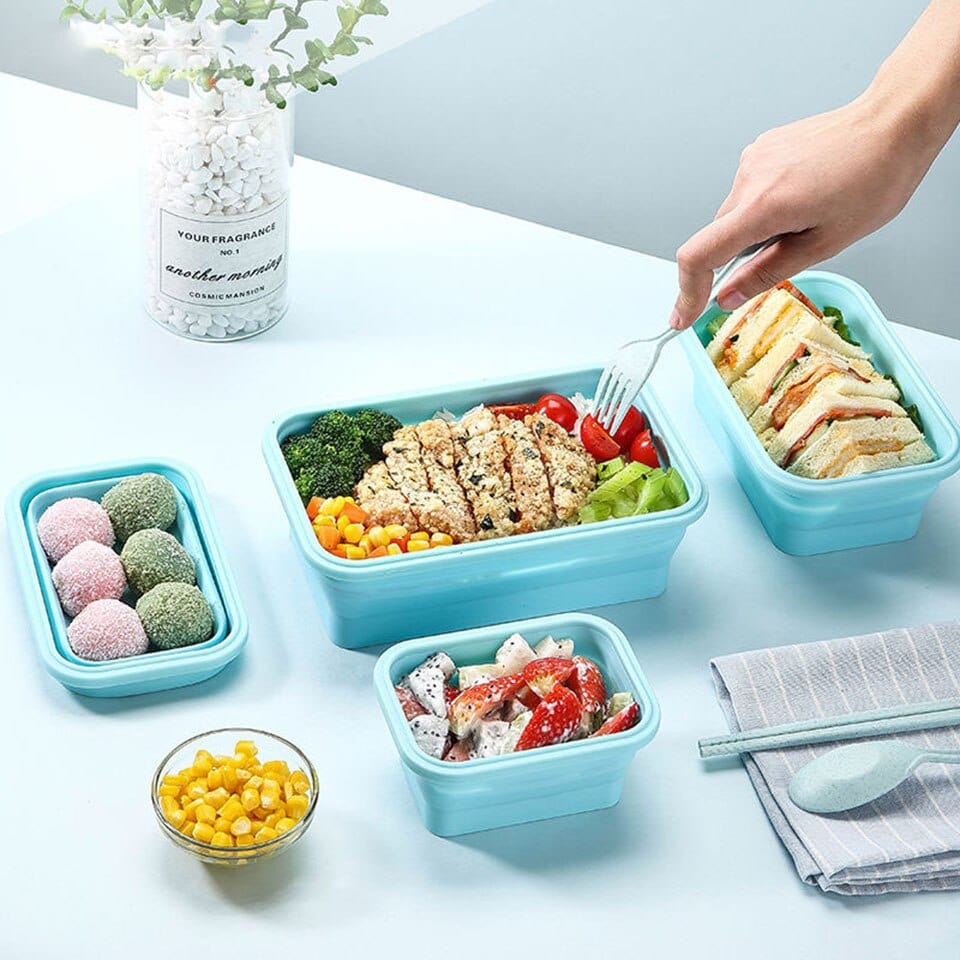 Składany silikonowy pojemnik na lunch Cuisine Pratique Polska