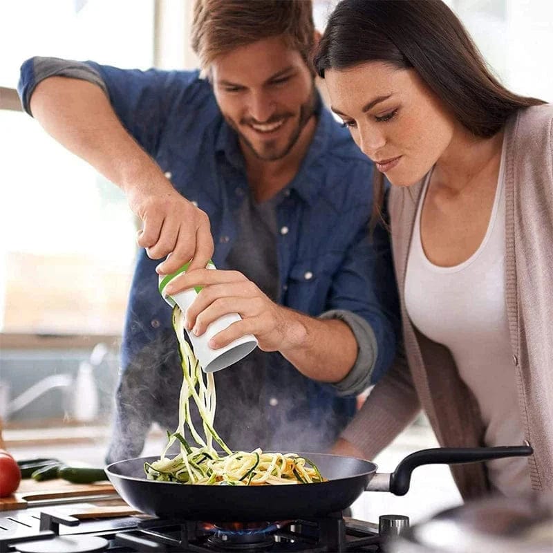 Spiralizer do warzyw ze stali nierdzewnej - krajalnica do spaghetti z cukinii Tytuł domyślny Cuisine Pratique Polska