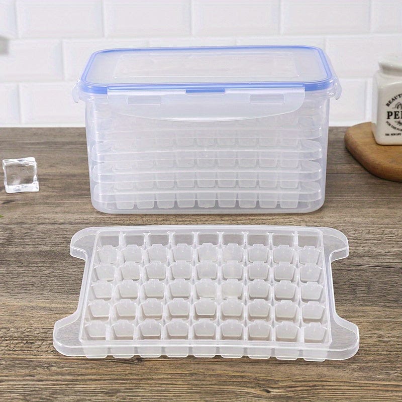 Tacki na kostki lodu ułożone w pudełku - Zestaw 3/5/8 - 54 kostki lodu na tackę 5 Cuisine Pratique Polska
