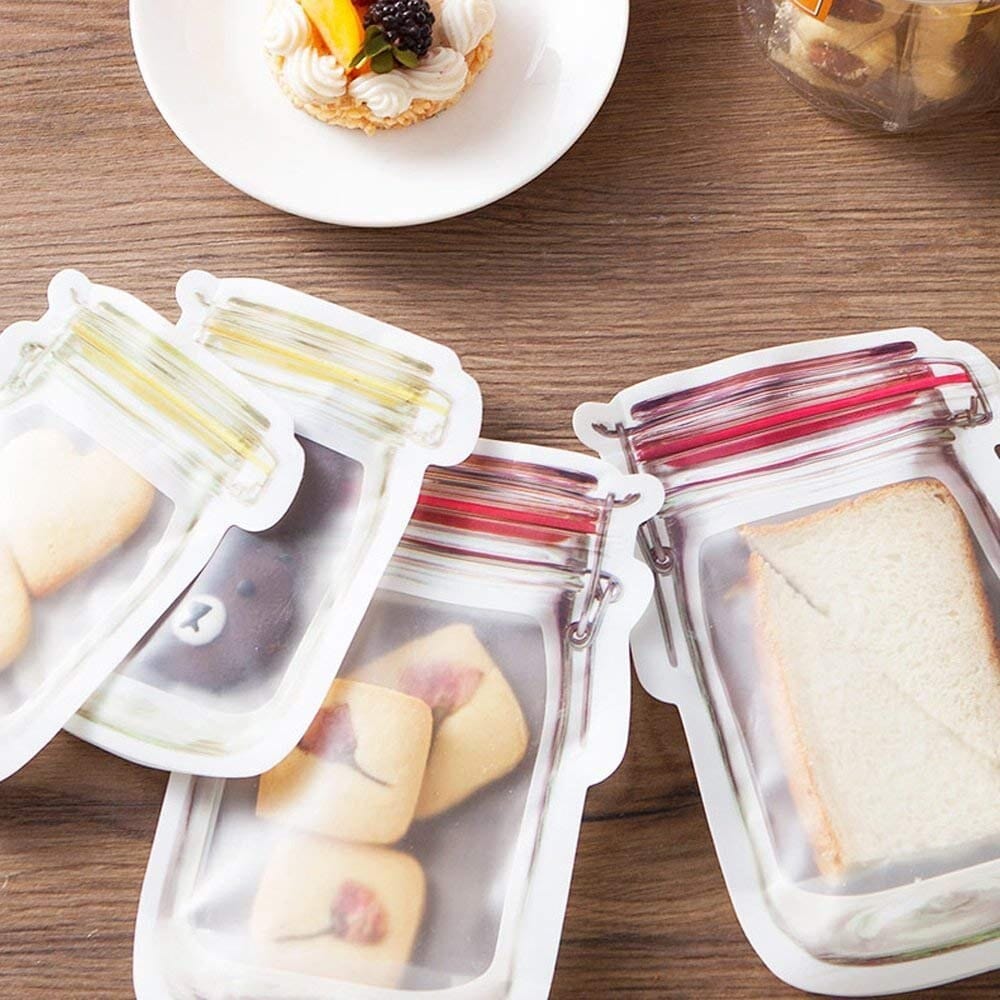 Torby wielokrotnego użytku do przechowywania żywności w kształcie słoików Cuisine Pratique Polska
