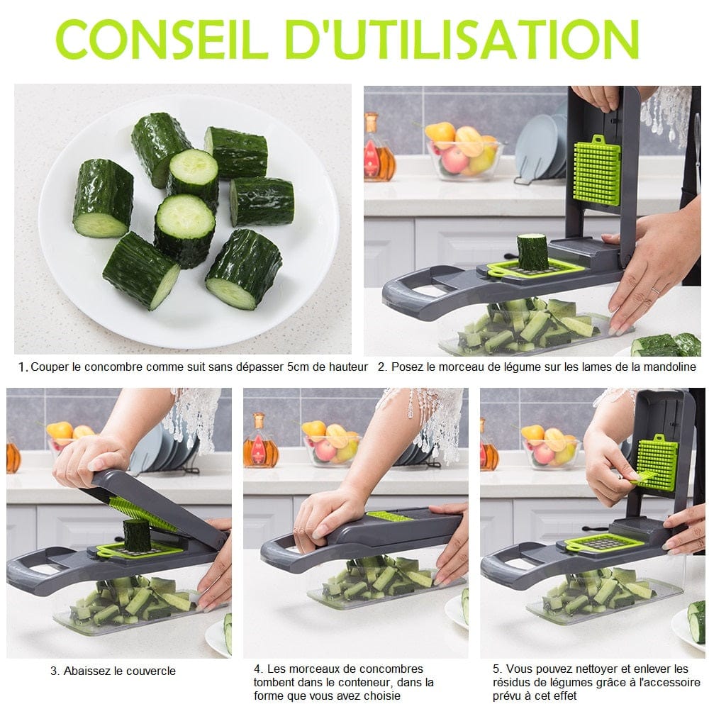 Wielofunkcyjna krajalnica do warzyw 7 cięć Tytuł domyślny Cuisine Pratique Polska