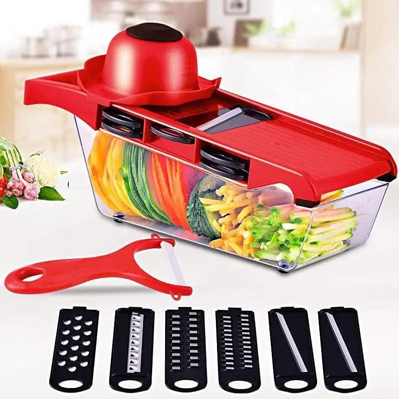 Wielofunkcyjna mandolina kuchenna Czerwony Cuisine Pratique Polska