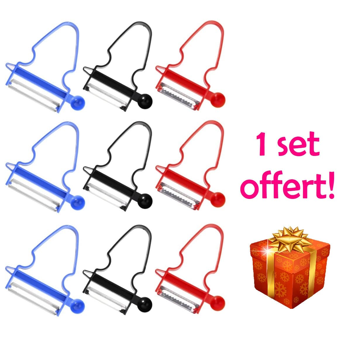 Wielofunkcyjne krajalnice i obieraczki do warzyw 2 kupione zestawy = 1 darmowy 🎁 Cuisine Pratique Polska