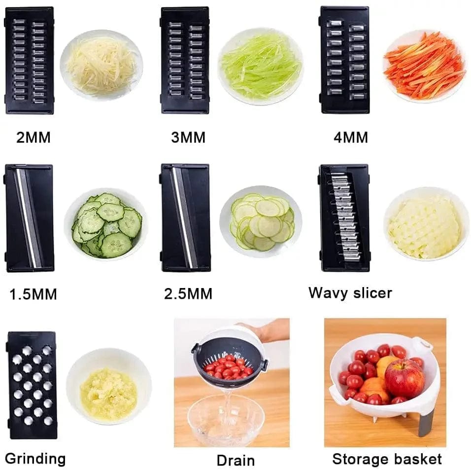 Wielofunkcyjny obrotowy nóż do warzyw 9 w 1 Tytuł domyślny Cuisine Pratique Polska