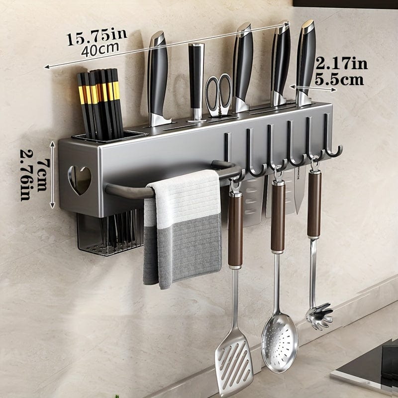 Wielofunkcyjny ścienny stojak na noże kuchenne 40cm/15.57in Cuisine Pratique Polska