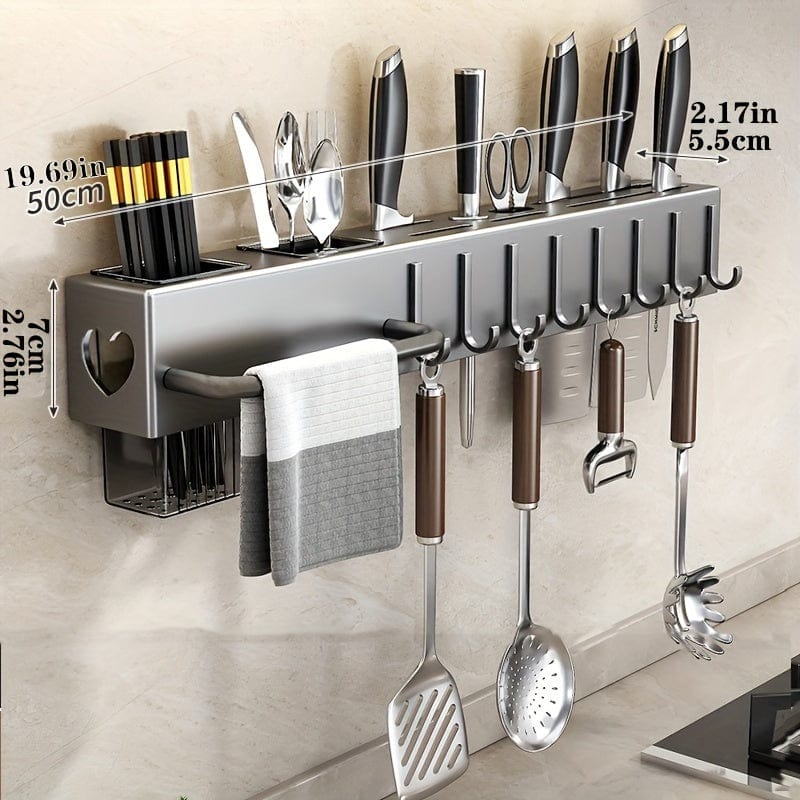 Wielofunkcyjny ścienny stojak na noże kuchenne 50 cm/19,69 cala Cuisine Pratique Polska