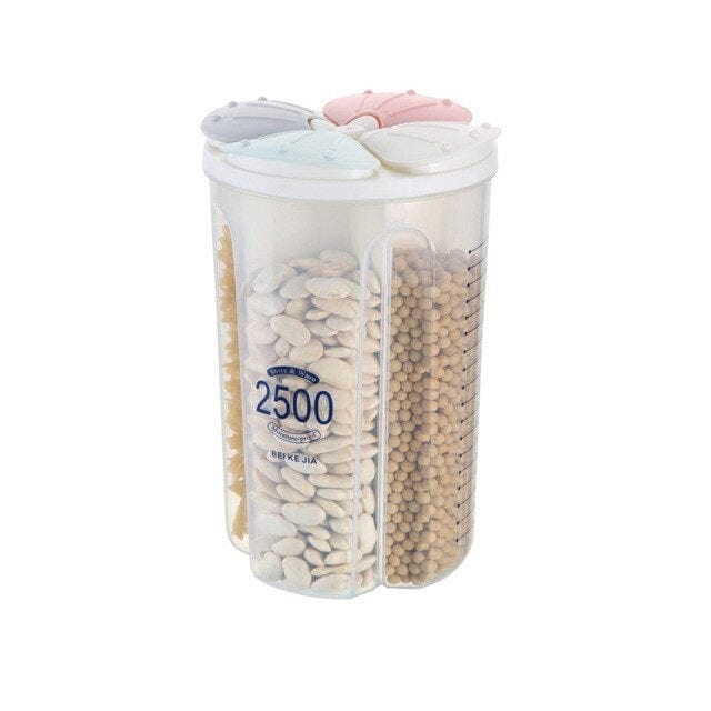 Wielokomorowe pojemniki do konserwacji i przechowywania 2500 ml | 4 komory Cuisine Pratique Polska