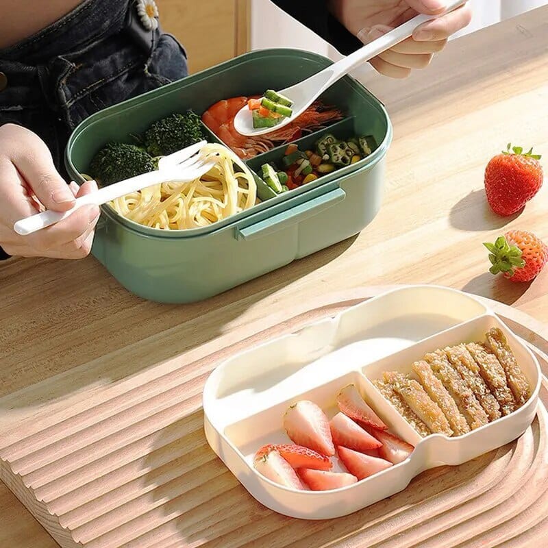 Wielokomorowy, 2-poziomowy pojemnik na lunch Cuisine Pratique Polska