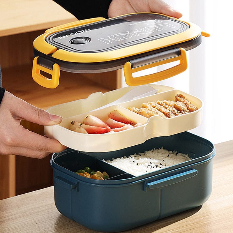 Wielokomorowy, 2-poziomowy pojemnik na lunch Cuisine Pratique Polska