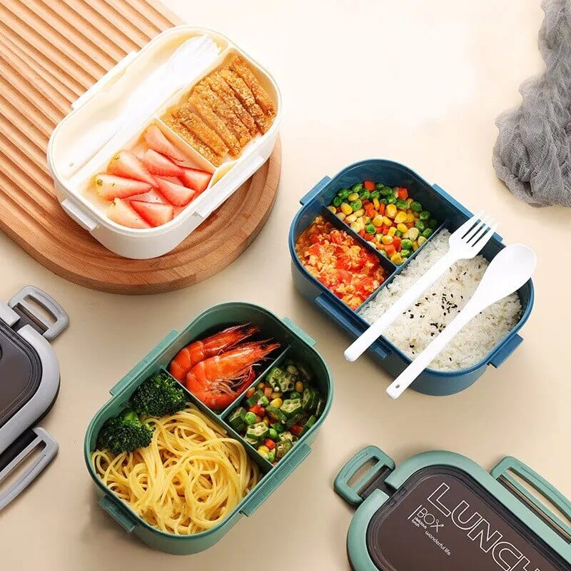 Wielokomorowy, 2-poziomowy pojemnik na lunch Cuisine Pratique Polska
