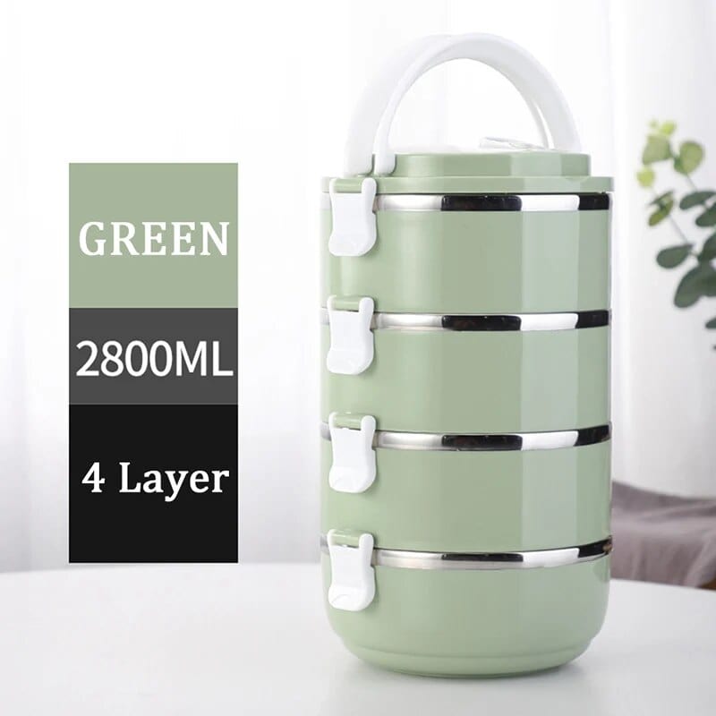 Wielokomorowy cylindryczny pojemnik na lunch Cuisine Pratique Polska