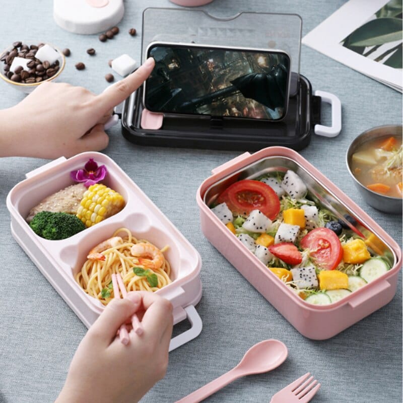 Wodoodporny pojemnik na lunch ze sztućcami Cuisine Pratique Polska