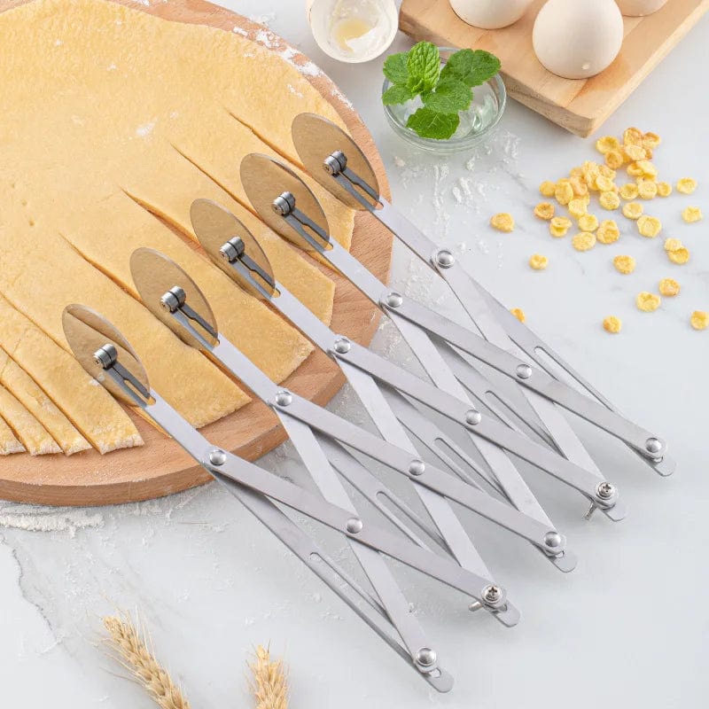 Wykrawacz do ciasta ze stali nierdzewnej 3/5/7 kółek - Niezbędne narzędzie do gotowania Cuisine Pratique Polska