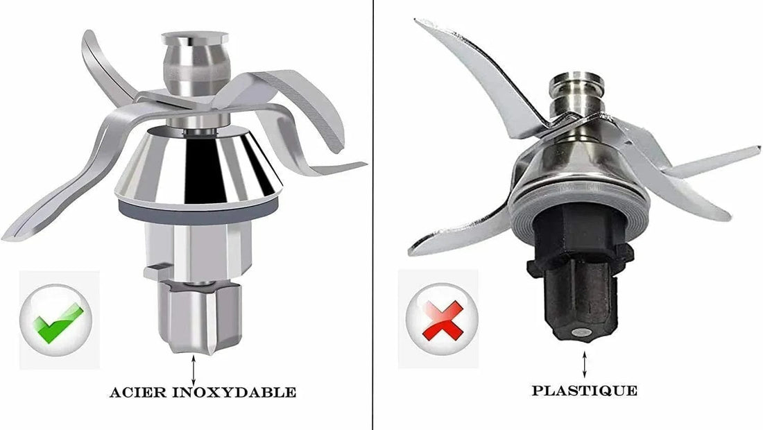 Wymienne ostrze ze stali nierdzewnej do Vorwerk Thermomix TM31 - ciche i wydajne, odpowiednie do codziennego użytku Brązowy Cuisine Pratique Polska
