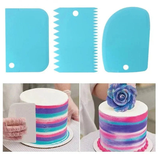 Zestaw 3 skrobaków do kremu do ciast DIY Cuisine Pratique Polska