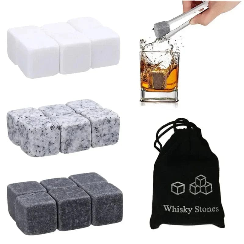 Zestaw 6 kamieni do whisky wielokrotnego użytku do odświeżania napojów Cuisine Pratique Polska