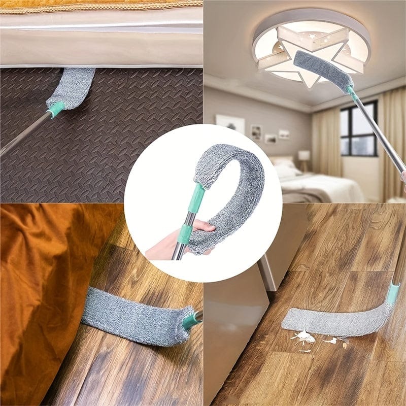 Zestaw szczotek do kurzu z mikrofibry z wysuwanym uchwytem - czyszczenie sof, łóżek i mebli na sucho i wilgotno Mop z ściereczką 1 szt. Cuisine Pratique Polska